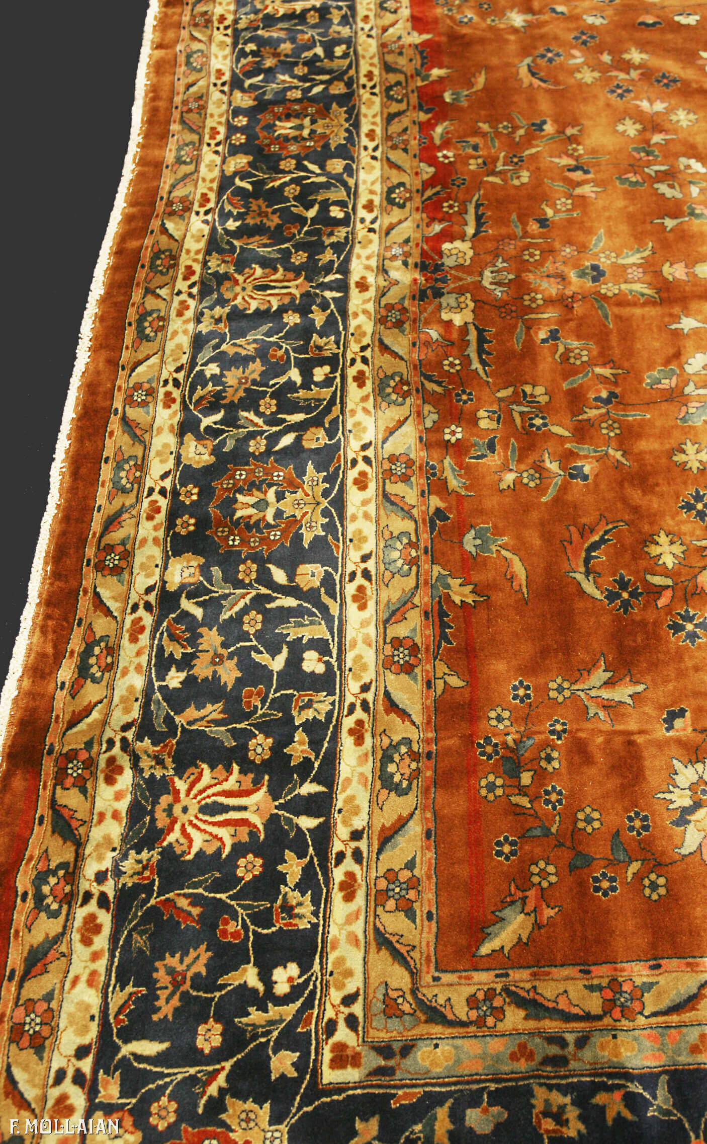 Tapis Indien Antique Indosaruk n°:69367440